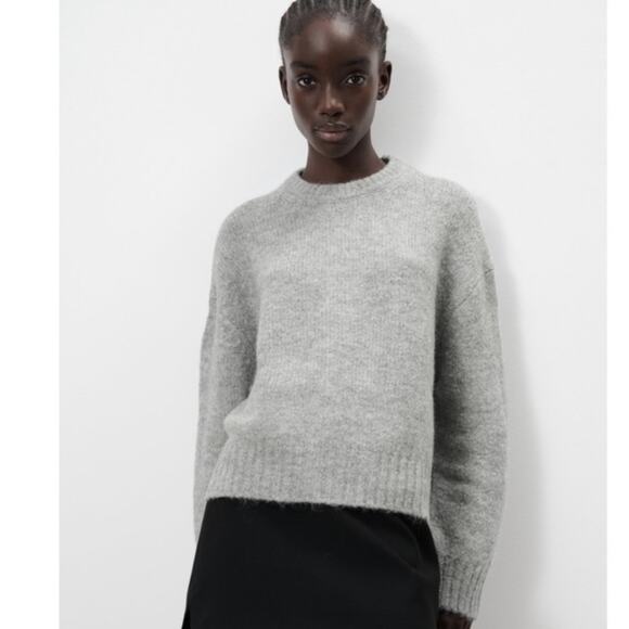 Zara Knit Wool oversized Tunic Sweater In Size Small - Picture 1 of 6